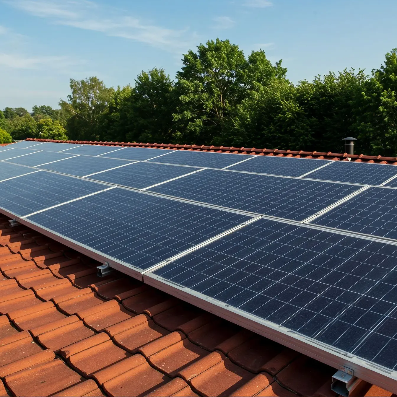 rooftop solar installation